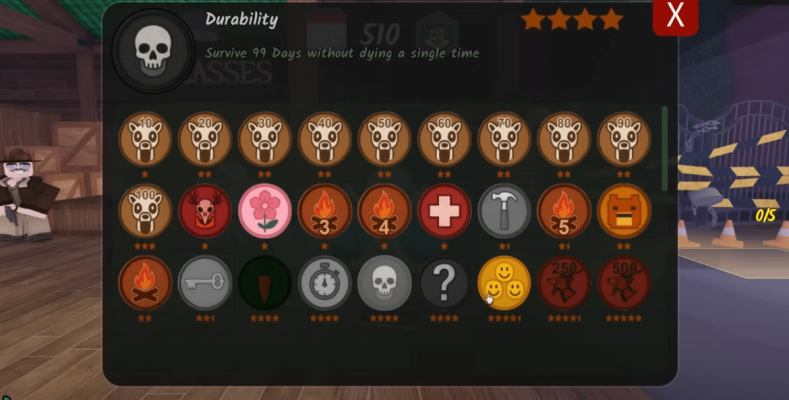  99 Nights in the Forest All Badges